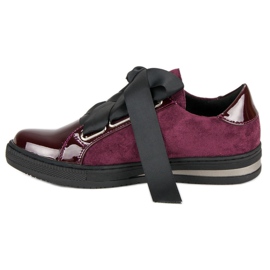 Filippo Zapatillas Elegantes violeta rojo 5