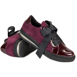 Filippo Zapatillas Elegantes violeta rojo 6