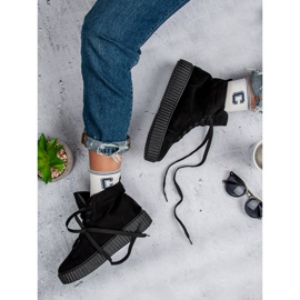Wilady Zapatillas por encima del tobillo negro 6