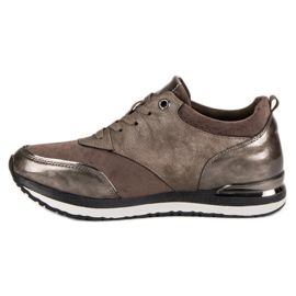 Aclys Zapatos deportivos atados marrón 6
