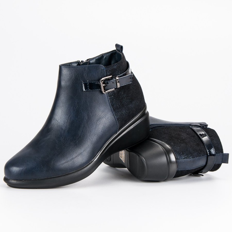 Kylie Cómodas botas azul marino con aislamiento 2