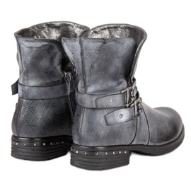 Forever Folie Botines Blue Workers azul 4