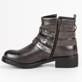 Sixth Sense Botas de rock gris 1 Sixth Sense Botas de rock gris 1