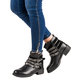 Sixth Sense Botas de rock negro 2