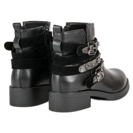 Sixth Sense Botas de rock negro 5