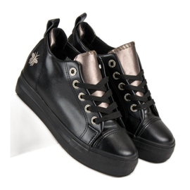 Mckeylor Zapatos deportivos negro amarillo 3