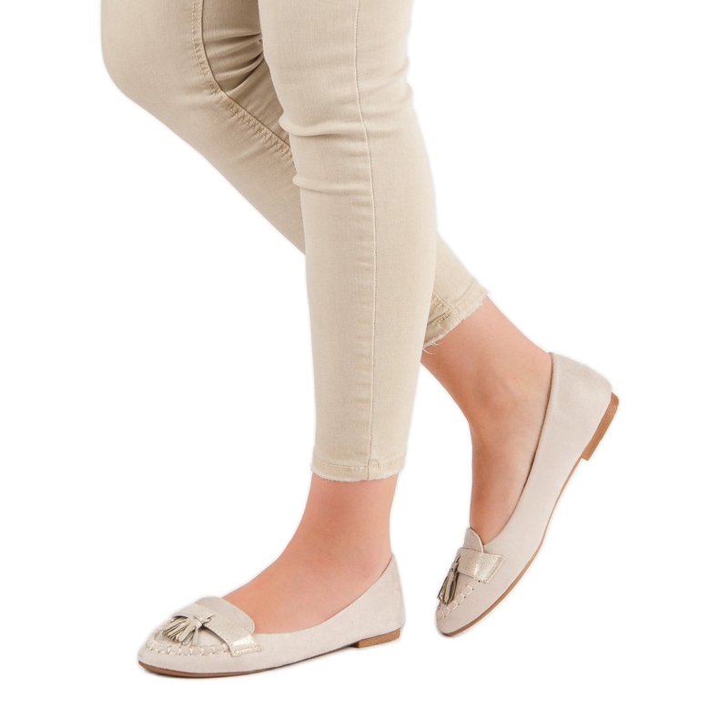 Small Swan Mocasines con flecos marrón 1 Small Swan Mocasines con flecos marrón 1