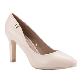Vinceza Zapatos beige 2