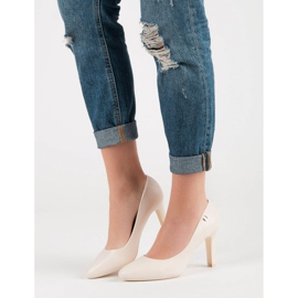 Vinceza Zapatos beige 6