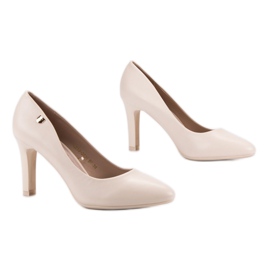 Vinceza Zapatos beige 5