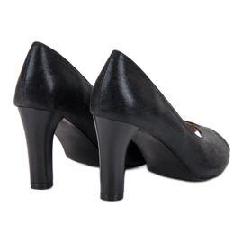 Salones VINCEZA Open Toe negro 5