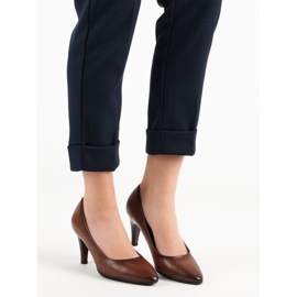 Vinceza Zapatos marrones clásicos marrón 2