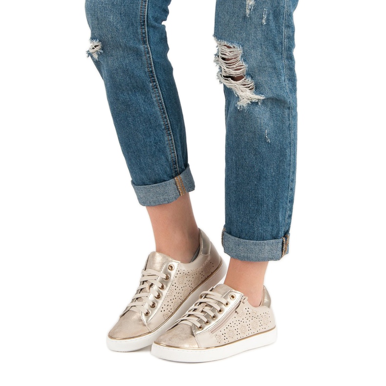 Kylie Zapatillas Casual Doradas dorado 1