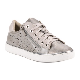 Kylie Zapatillas Casual Plateadas gris 5