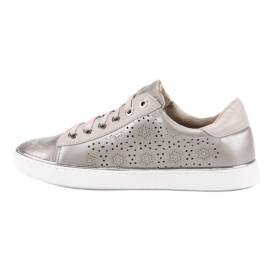 Kylie Zapatillas Casual Plateadas gris 6