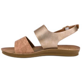 Sandalias cómodas VINCEZA amarillo 5