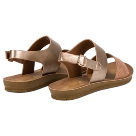 Sandalias cómodas VINCEZA amarillo 6