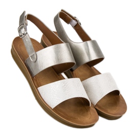 Sandalias cómodas VINCEZA gris 4