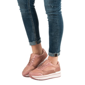 Zapatos deportivos rosas rosado 2