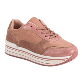Zapatos deportivos rosas rosado 3
