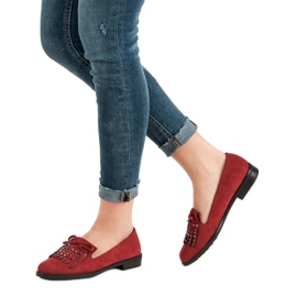 Sergio Todzi Mocasines de ante rojo 6