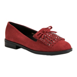 Sergio Todzi Mocasines de ante rojo 5