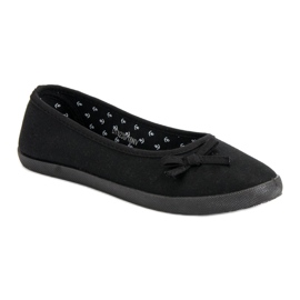 McKey Bailarina Textil Con Lazo negro 3