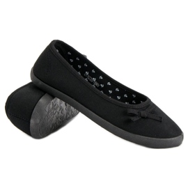 McKey Bailarina Textil Con Lazo negro 5