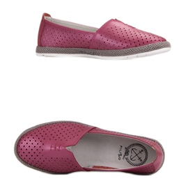 Zapatillas de piel sin cordones VINCEZA violeta 5