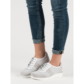 Filippo Zapatos de piel calada blanco 1 Filippo Zapatos de piel calada blanco 1