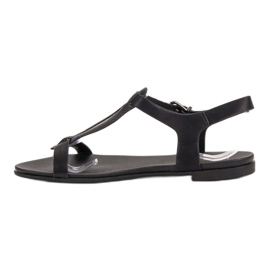 Filippo Sandalias negras de chanclas negro 4