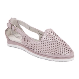 Bailarinas VINCEZA de piel rosado 3