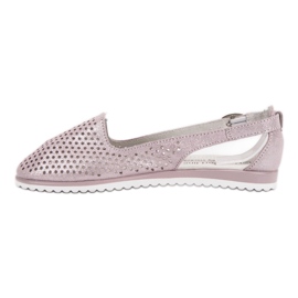 Bailarinas VINCEZA de piel rosado 4