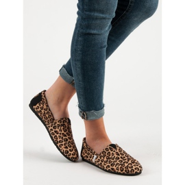 L. Day Slipons manchados marrón 1