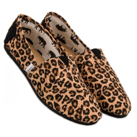 L. Day Slipons manchados marrón 2
