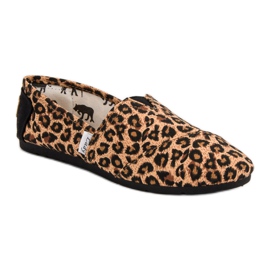 L. Day Slipons manchados marrón 3
