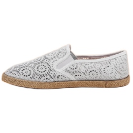 Mckeylor Slipons blancos de encaje 3