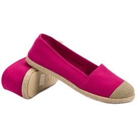 Alpargatas rosas de moda rosado 5