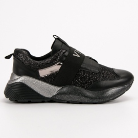 VICES Zapatos deportivos sin cordones negro 2