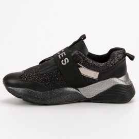 VICES Zapatos deportivos sin cordones negro 8