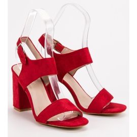 Sandalias rojas VINCEZA rojo 6