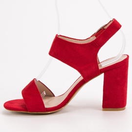 Sandalias rojas VINCEZA rojo 5