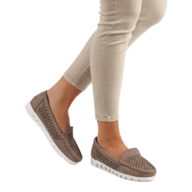Vinceza Mocasines beige 8