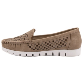 Vinceza Mocasines beige 5