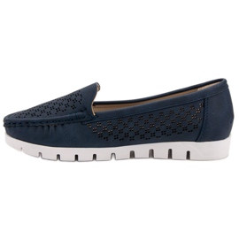 Vinceza Mocasines azul marino 6