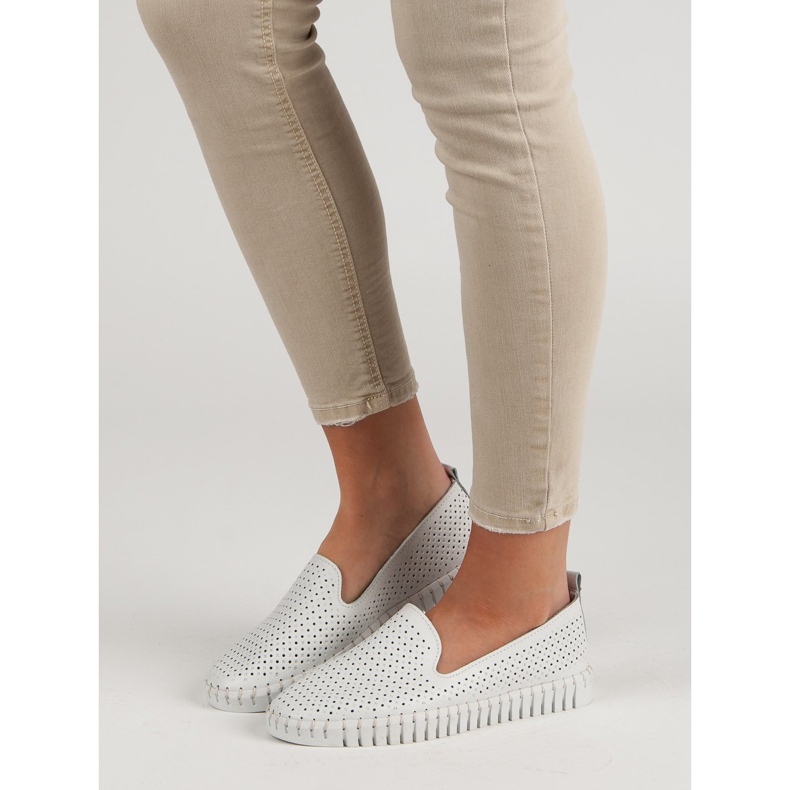 Filippo Señores de cuero blanco 1