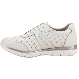 Filippo Zapatos deportivos de cuero blanco 2