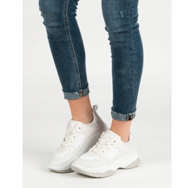 Kylie Zapatillas blancas de moda blanco 5