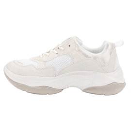 Kylie Zapatillas blancas de moda blanco 2