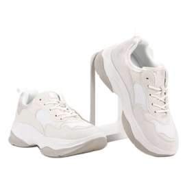 Kylie Zapatillas blancas de moda blanco 4